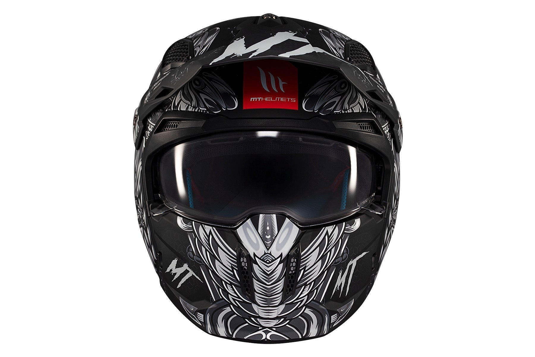 MT Streetfighter S SV Hellish B2 mate Casco deportivo dual motocicleta - CASCO