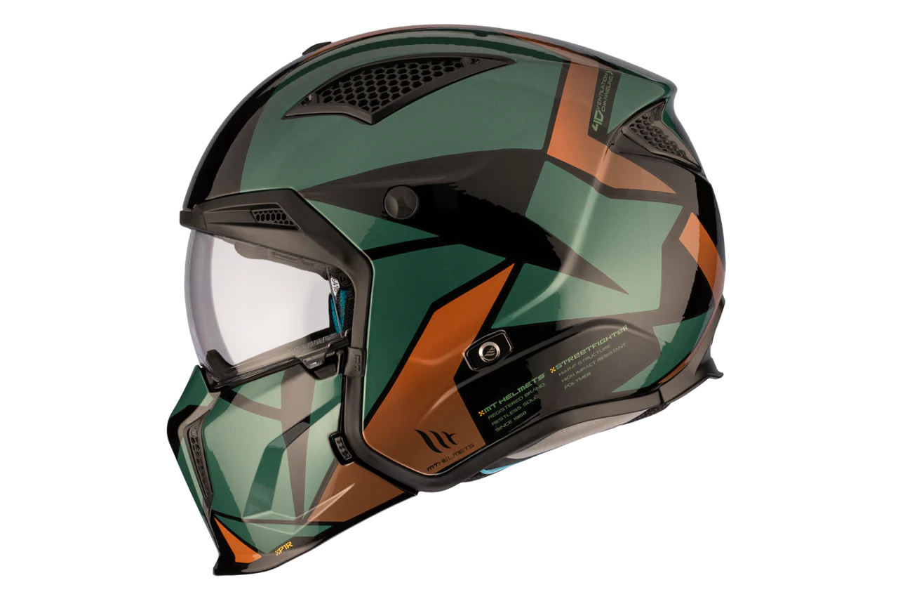 MT Streetfighter S Sv P1r A9 Casco de moto aventura para carretera todo terreno - CASCO