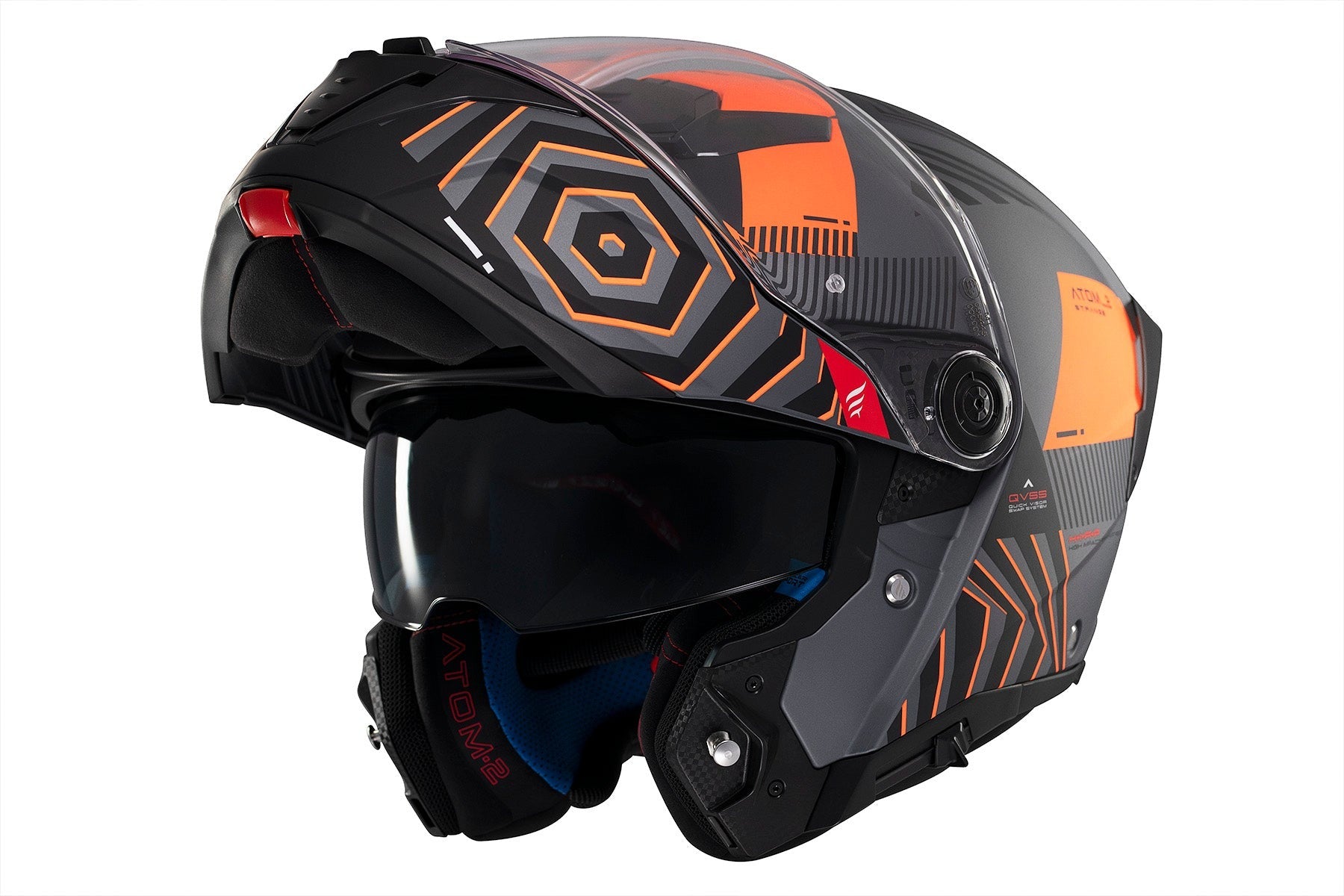 mt atom helmet visor MT ATOM 2 SV STRANGE C4 touring motorcycle modular helmet – SECURTEX MOTOR S.L (t/a MaximoMoto)