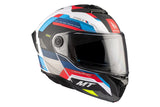 MT Atom 2 Sv Bast A0 Gloss Pearl Casco de motocicleta abatible