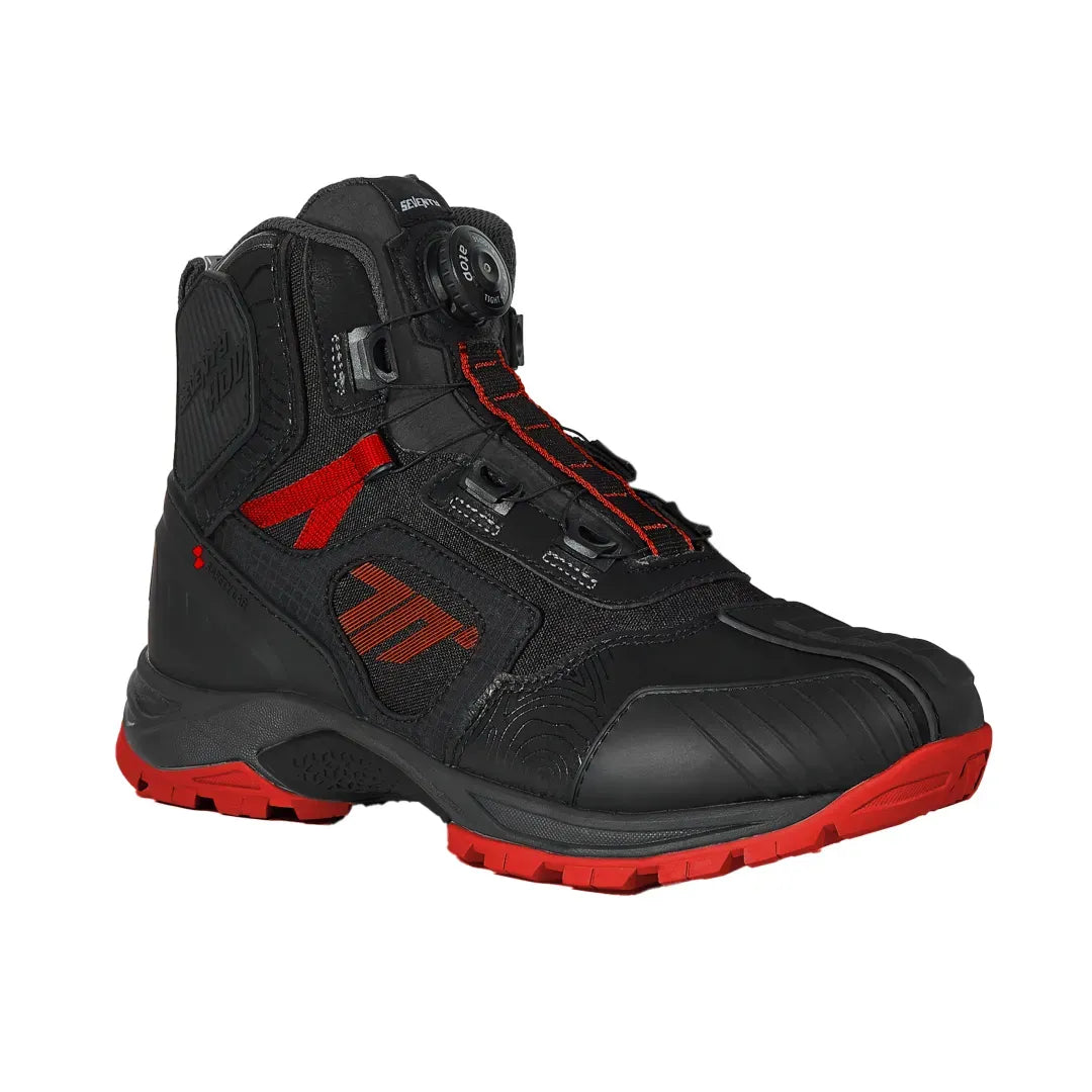 SEVENTY SD-BA7 STELVIO LOW Botas Unisex Para Motocicleta Aventura Negro Rojo - BOTAS