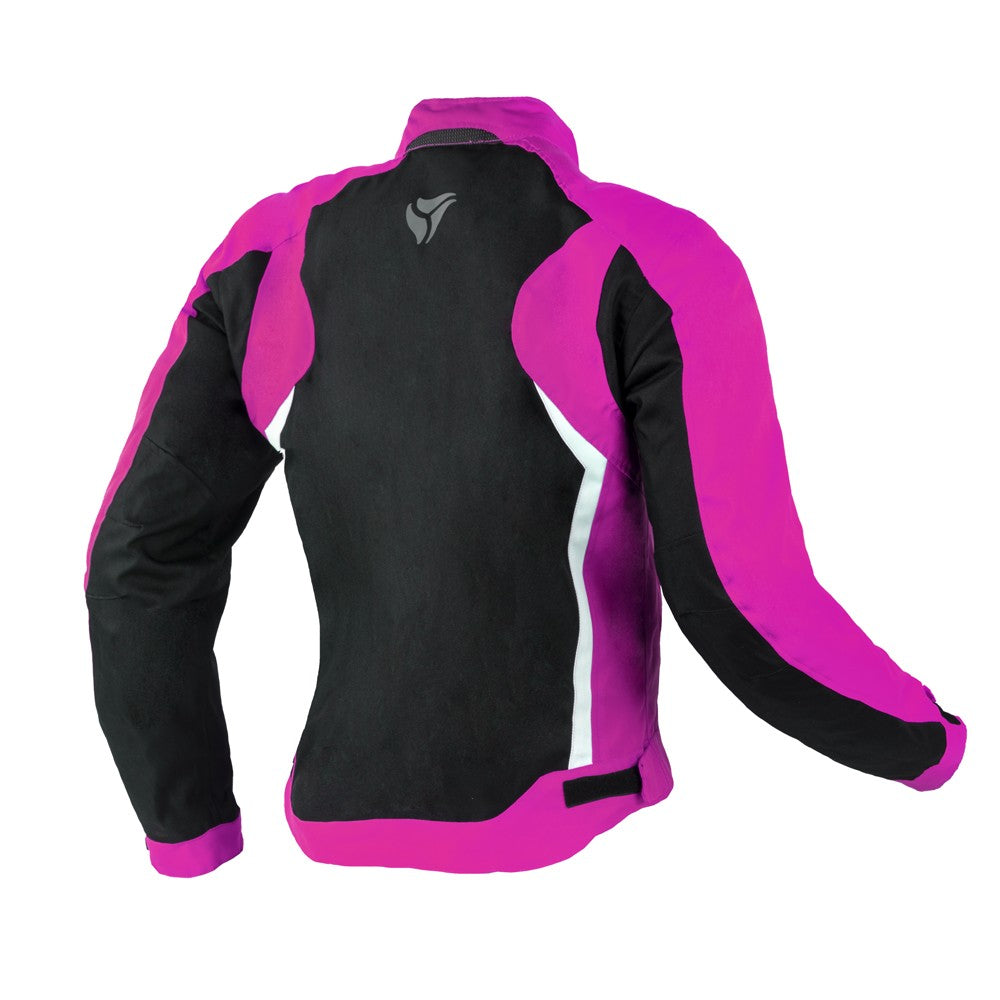 R-TECH - Chaqueta Textil Motril Lady Negro/Rosa