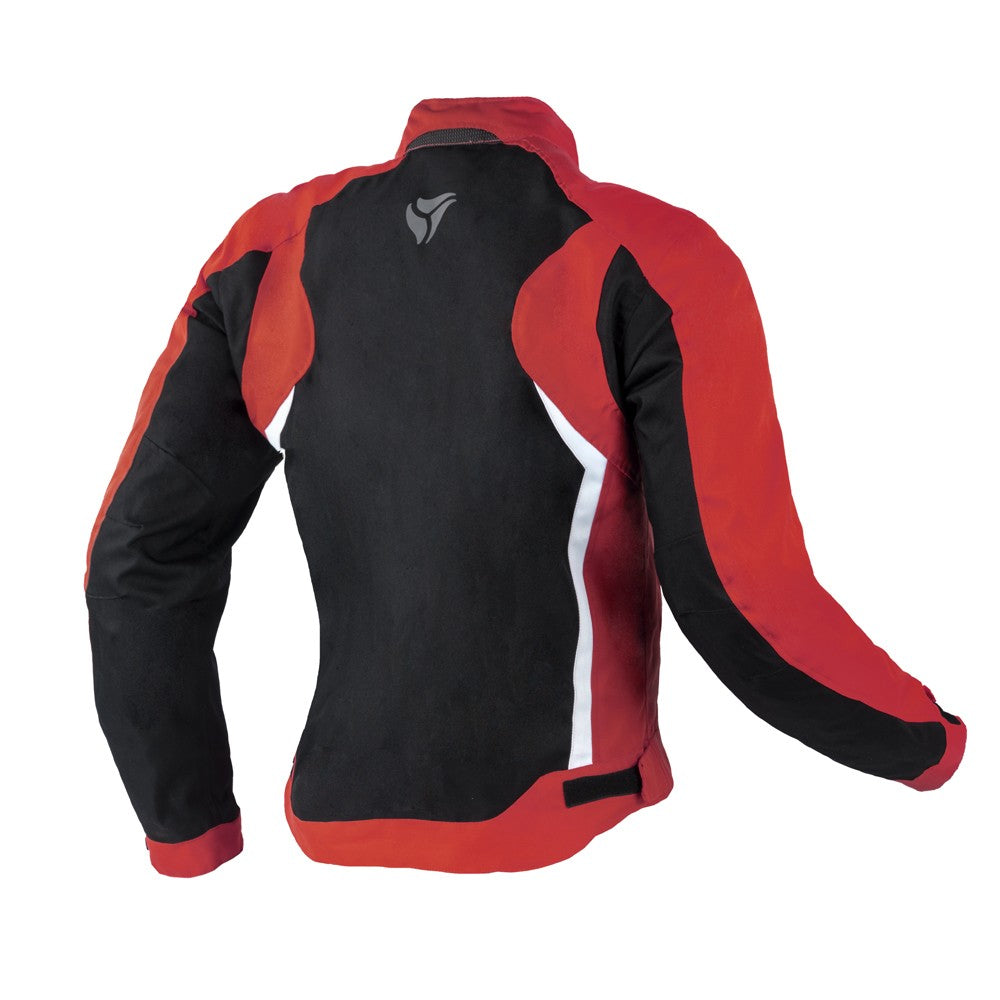 R-TECH - Chaqueta Textil Motril Lady Negro/rojo