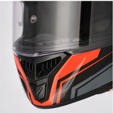 ACERBIS TARMAK-X CASCO RACING DE MOTO GRIS ROJO