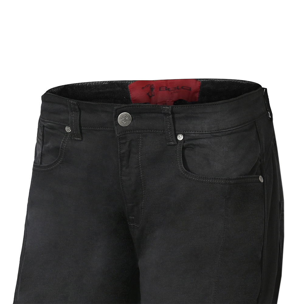 BELA BOSTON PANTALON DE HOMBRE DENIM JEANS 30L NEGRO SPRAY