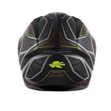 KAPPA KV56 BR Motocicleta Integral Casco Amarillo Neón Gris - CASCO