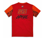 DUCATI  CAMISETA BAGNAIA DUAL HOMBRE ROJA