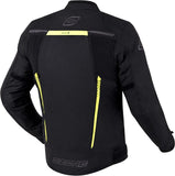 OZONE DELTA IV CHAQUETA DE MOTO NEGRO AMARILLO FLOUR