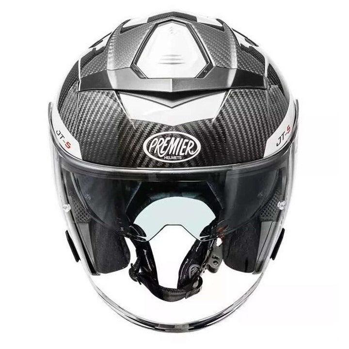 PREMIER JT5 CARBON MA 8 CASCO ABIERTO PARA MOTOCICLETA
