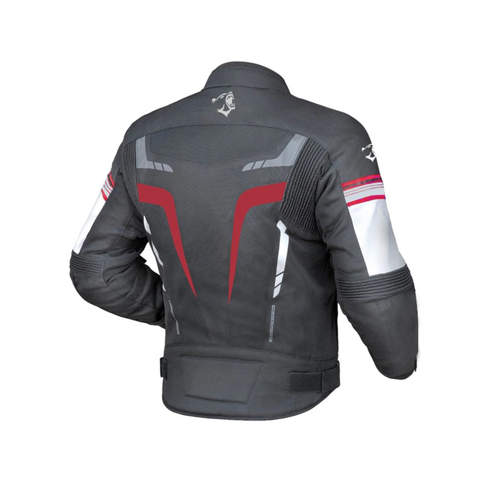 BELA - Chaqueta Textil Sprinter Negro/Rojo