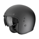 SCORPION BELFAST EVO SOLID MOTORCYCLE JET HELMET Matte Black Pearl