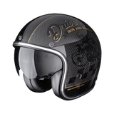 Casque de moto SCORPION BELFAST EVO CARBON ZIPPY Noir-Or