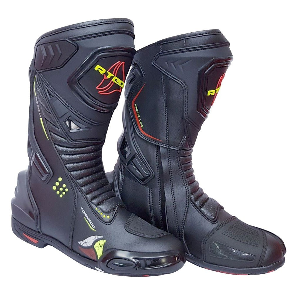 R-TECH - BOTAS PIEL TORNADO WP NEGRO - SECURTEX MOTOR S.L (t/a MaximoMoto)