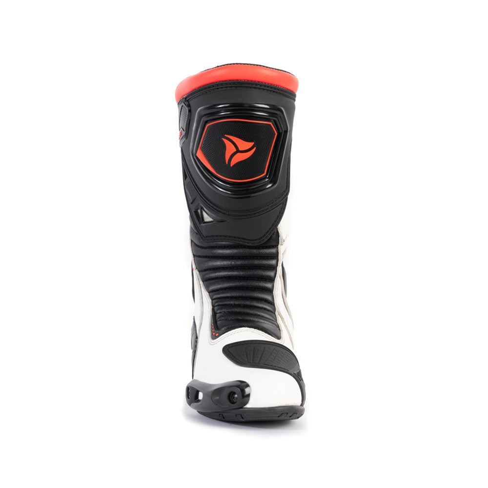 R-TECH - Botas Piel Tornado 2.0 WP Negro/Blanco/Rojo