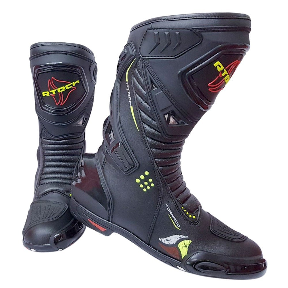 R-TECH - BOTAS PIEL TORNADO WP NEGRO - SECURTEX MOTOR S.L (t/a MaximoMoto)