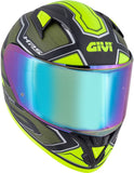 Casco de moto GIVI 50.6 sports deep integral racing verde -mt/amarillo