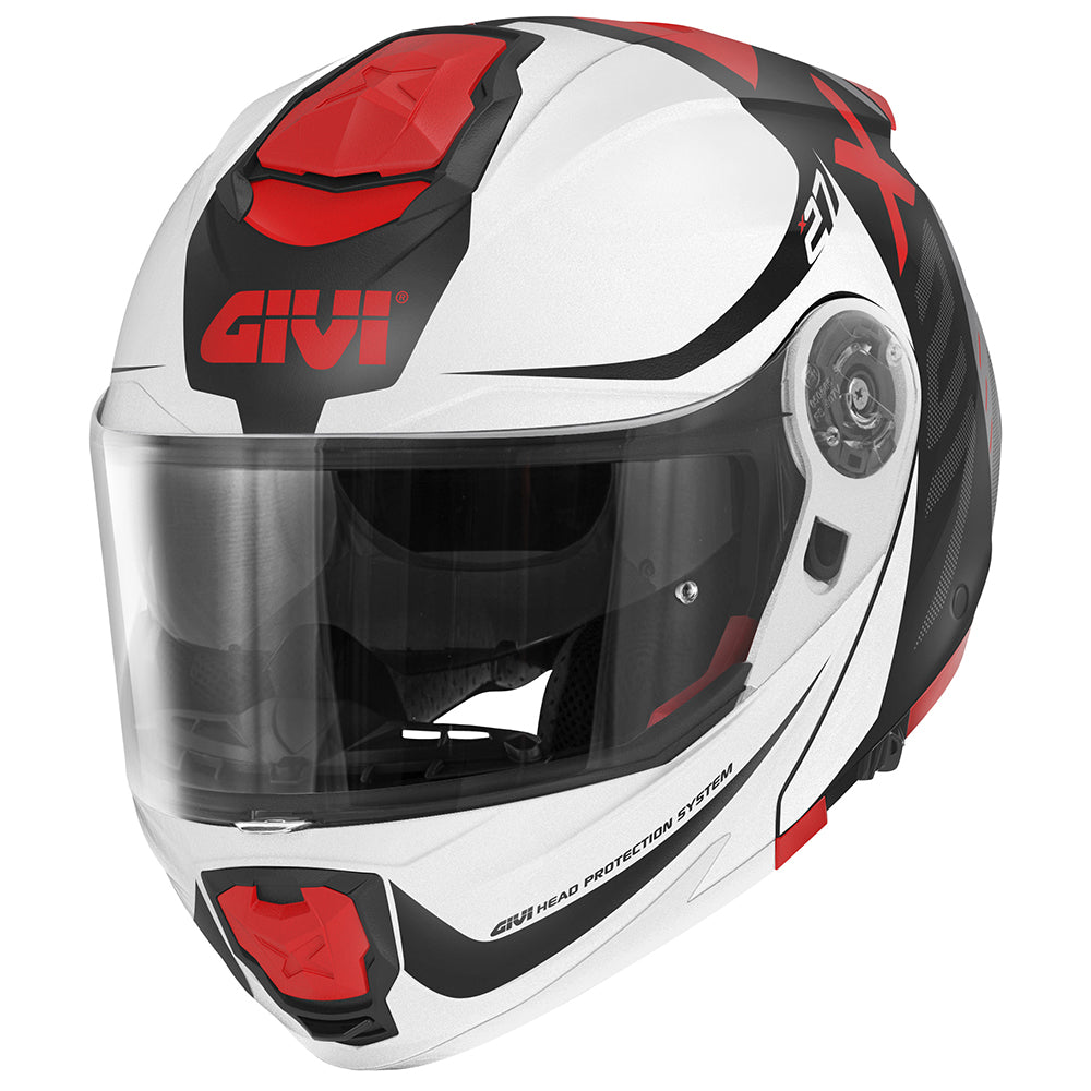 GIVI CASCOS MODULARES HX27F DIMENS. NERO/BIANC/ROS - DMWR