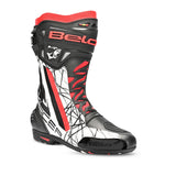 BELA AIR RIDER GP-1 BOTAS DE MOTO RACING NEGRO ROJO