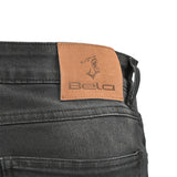 BELA RIO PANTALON DE HOMBRE DENIM JEANS 34L TIE & DYE NEGRO