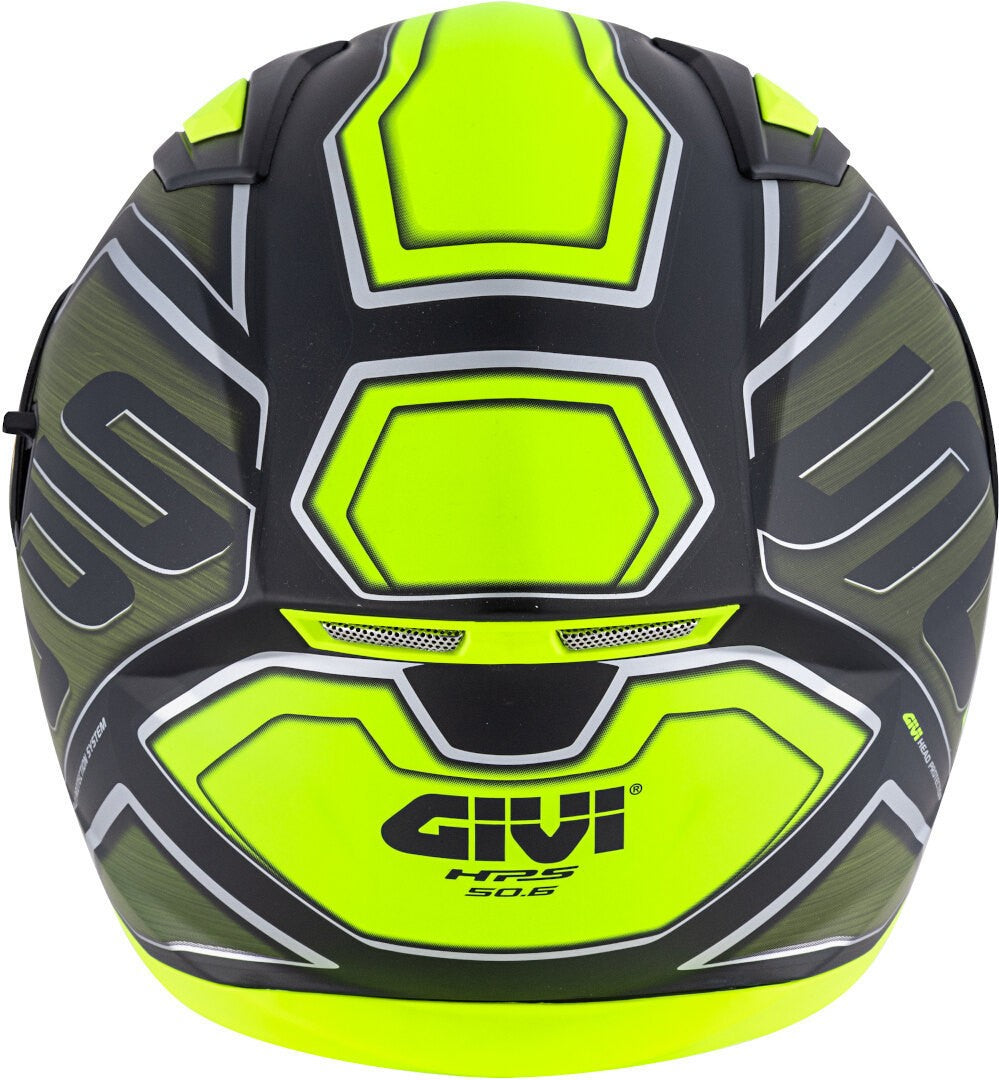 GIVI CASCO FULL 506/SPORT. LED/DEEP VERDE-MT/YELLOW