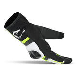BELA - Guante Piel Air Flow Negro/Blanco/Amarillo Fluor
