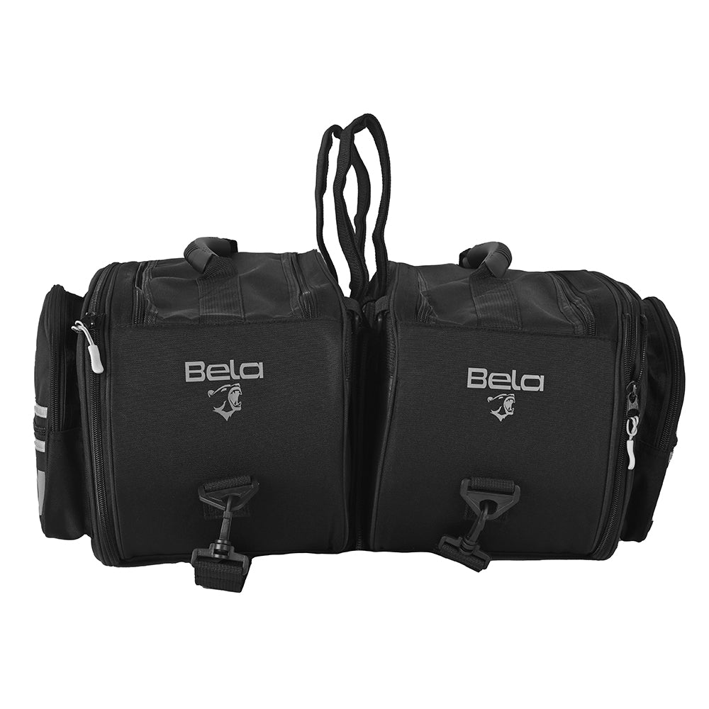 BELA - Mochila Piel/Textil Gear Negro