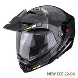 SCORPION ADX-2 Motorradhelm Schwarz/Silber/Neongelb