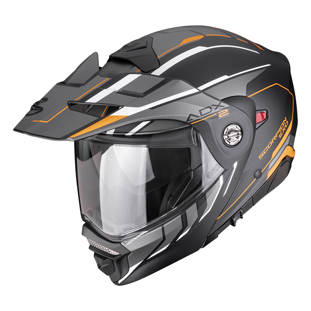 SCORPION ADX-2 WALT ADVENTURE NEGRO MATE NARANJA