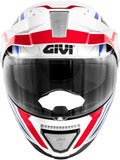 GIVI CASCO MOD X33/CANYON C/PL.D/LAYERS BLANCO/ROJO