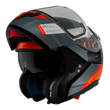 MT ATOM SV GOREX B4 CASCO MODULAR MATE NARANJA