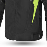 VESTE DE MOTO HOMME BELA HIGHLAND NOIR GRIS JAUNE