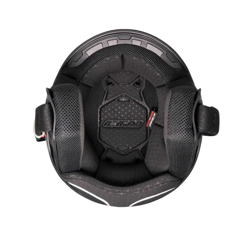 CGM 167A FLO MONO Abierto Scooter Casco Satén Antracita Largo