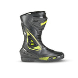 BELA - Botas Piel Master Man Negro/Amarillo Fluor