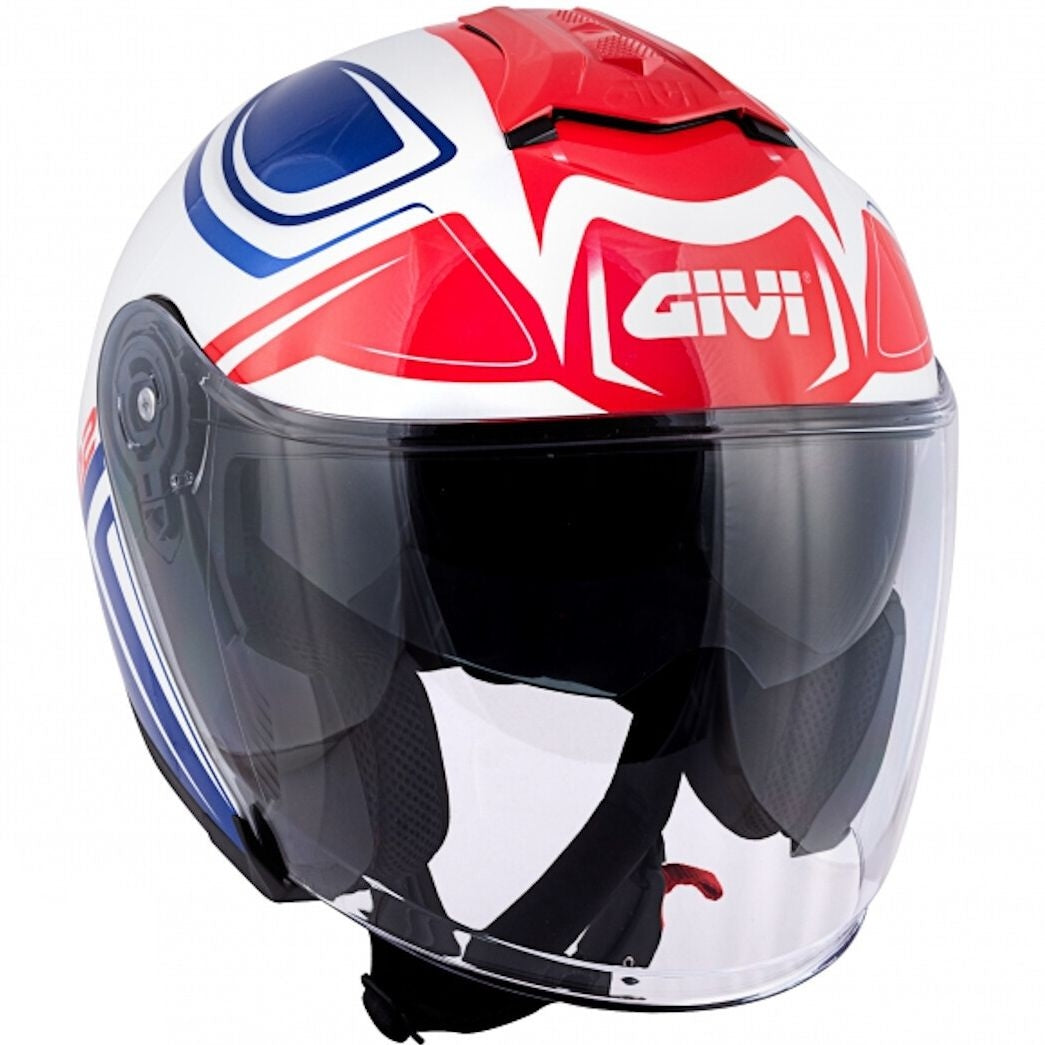 GIVI - CASCO JET X22 PLANETD HYPER BLANCO AZUL