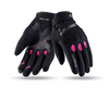 SEVENTY DEGREES SD-C26 GUANTE DE MOTO VERANO URBAN MUJER NEGRO ROSA