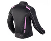 SEVENTY DEGREES SD-JT36 CHAQUETA DE MOTO VERANO TOURING MUJER NEGRO ROSA