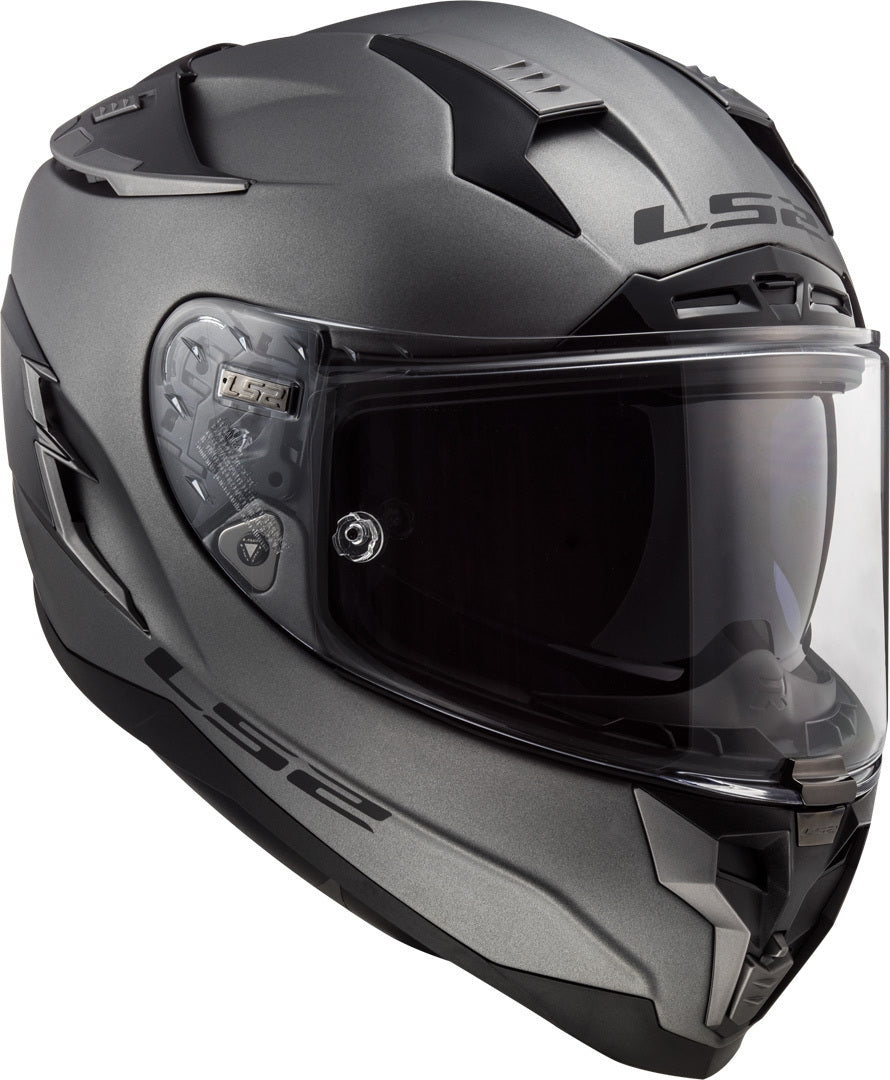 LS2 FF327 CHALLENGER SOLID MATT TITANIUM - SECURTEX MOTOR S.L (t/a MaximoMoto)