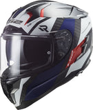 LS2 FF327 CHALLENGER CT2 ALLOY WHITE BLUE RED - SECURTEX MOTOR S.L (t/a MaximoMoto)