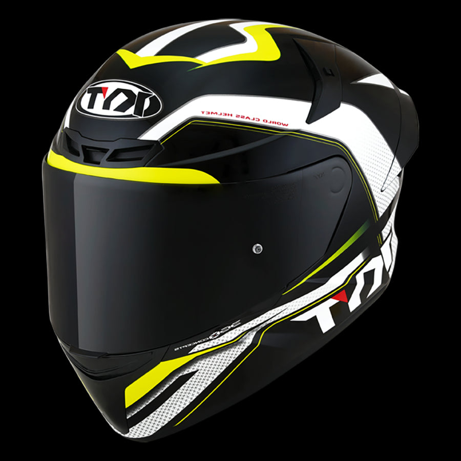 KYT-CASCO TT-COURSE GRAND PRIX BLACK/YELLOW