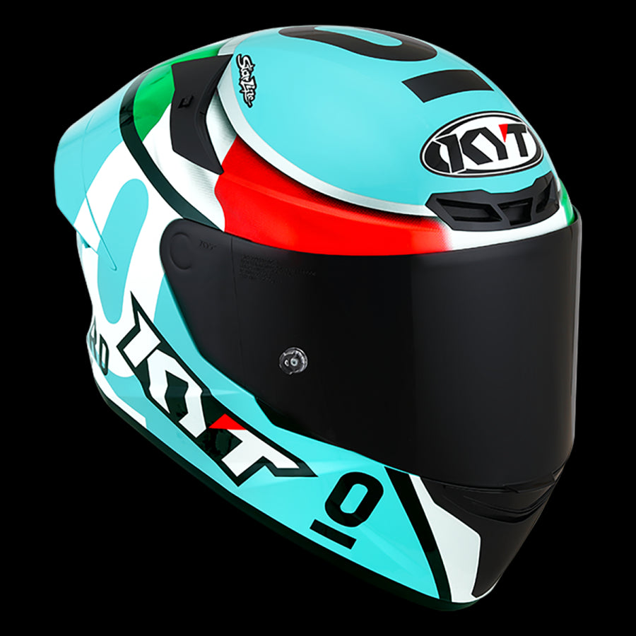 KYT-CASCO TT-COURSE REPLICA LEOPARD TRICOLORE