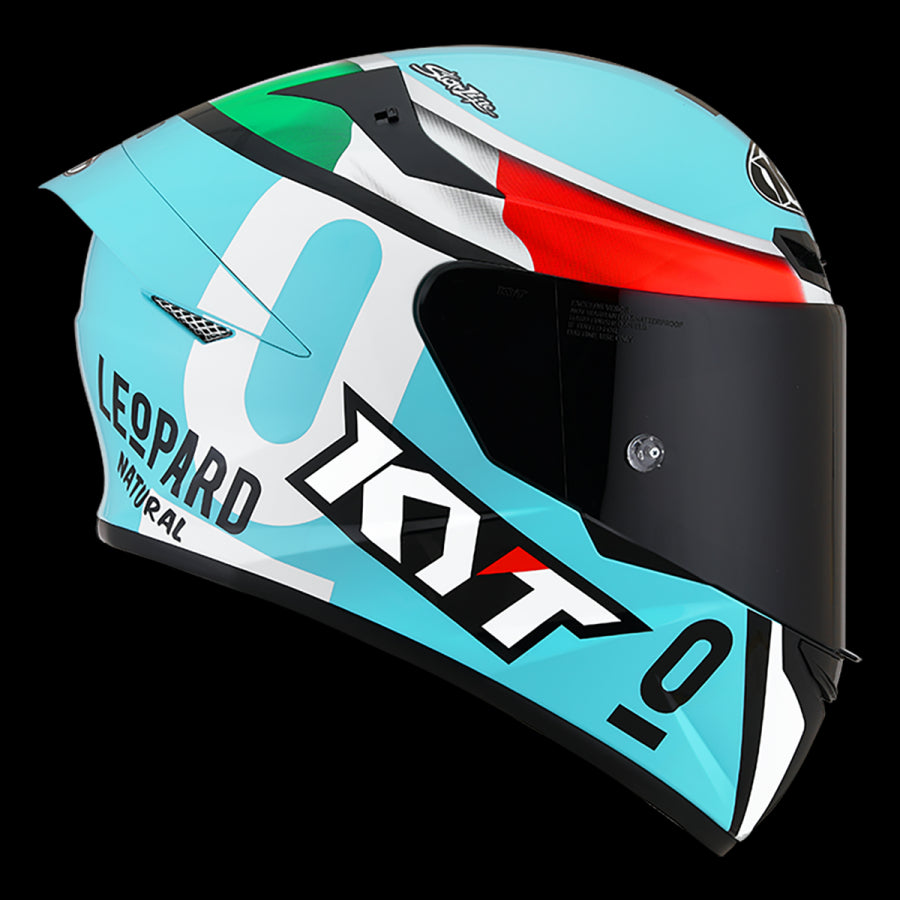 KYT-CASCO TT-COURSE REPLICA LEOPARD TRICOLORE