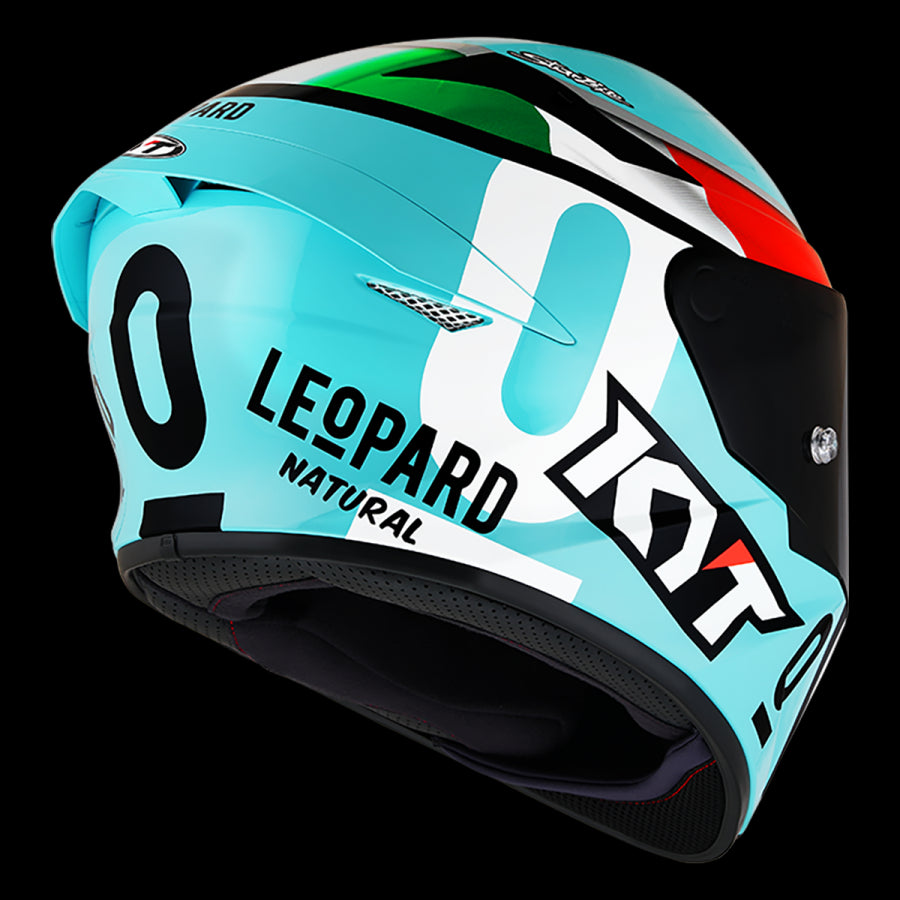 KYT-CASCO TT-COURSE REPLICA LEOPARD TRICOLORE