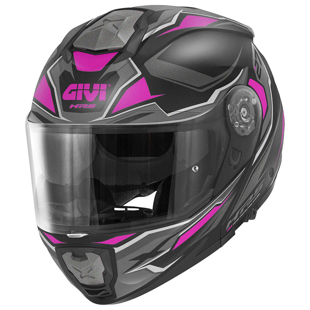 GIVI CASCOS MODULARES HX27F SECTOR NERO/TIT/FUCSIA - SEBF