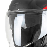 CGM 126G IPER CITY Motorradhelm Schwarz Rot
