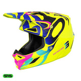 SHOT SPEED KID S CASCO DE MOTO NEON AMARILLO BRILLANTE