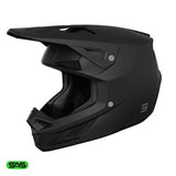 SHOT SPEED KID SOLID CASCO DE MOTO NEGRO MATE