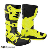 SHOT RACE 8 BOTAS DE MOTO NEON AMARILLO