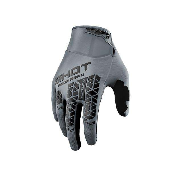 SHOT VISION GUANTES DE MOTO GRIS