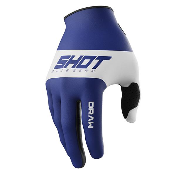 SHOT DRAW KID GUANTES DE MOTO AZUL