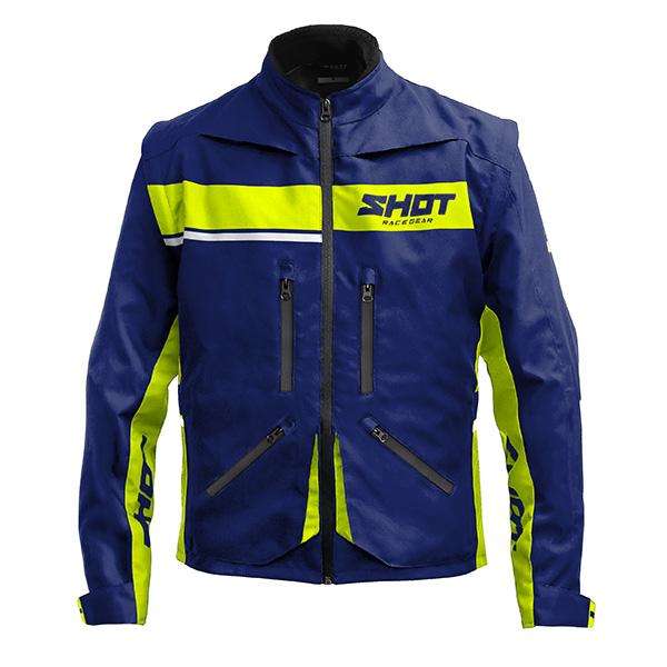 SHOT CONTACT ASSAULT 2.0 CHAQUETA DE MOTO AZUL NEON AMARILLO